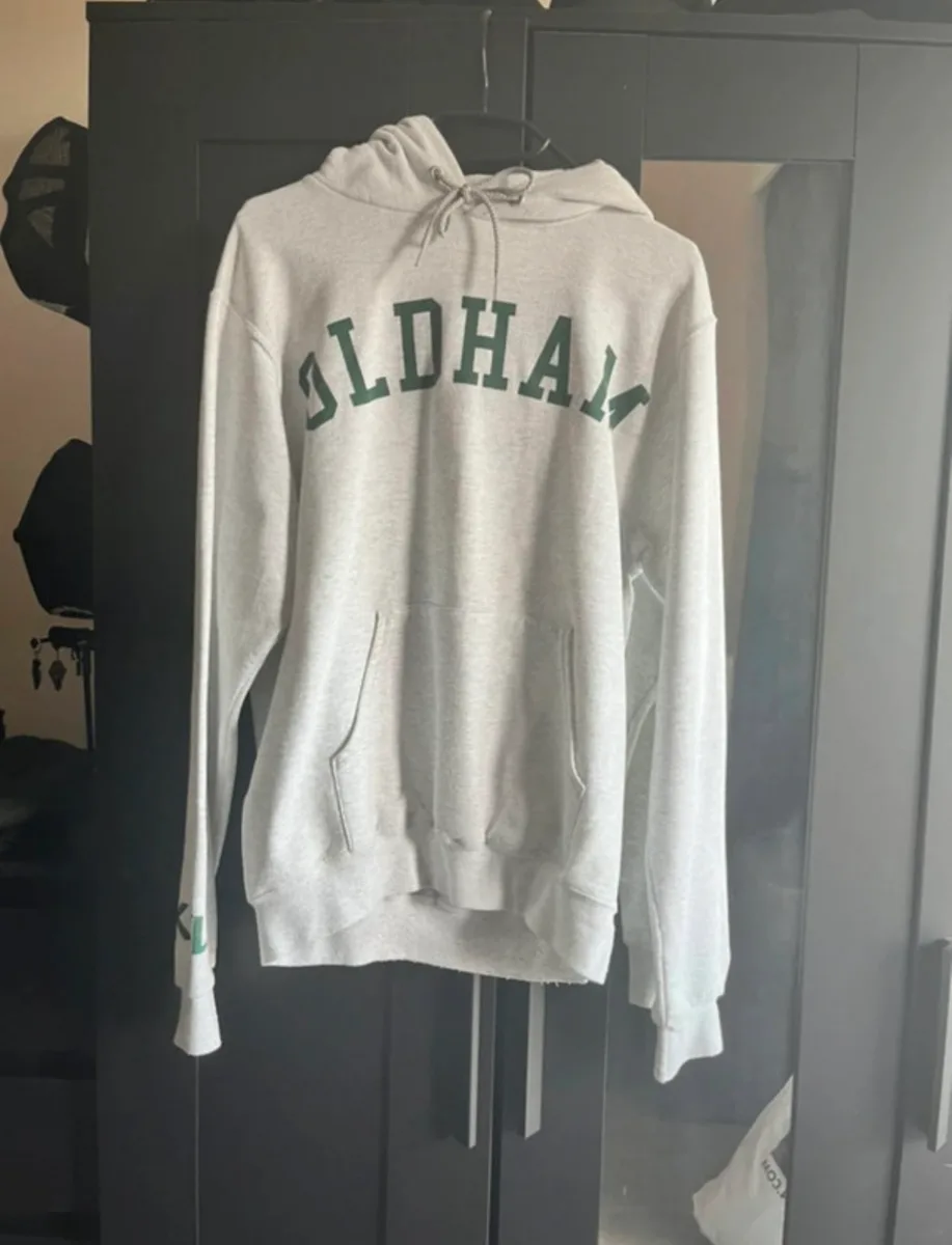 Rare Knocked x Champion ‘Laugh Tracks’ hoodie